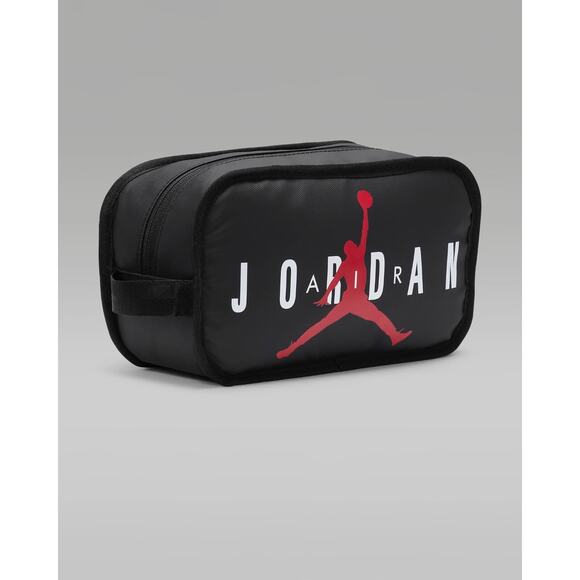 Jordan Travel Dopp Kit Toiletry Bag Black Red Jumpman Logo NWT 9A0473 - Picture 3 of 16